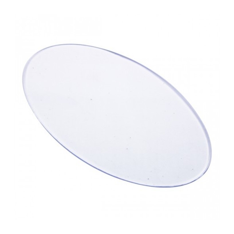 Base Acrílica Oval 30 Uni 14x8 + 15 Uni 10x6+ 15 Uni 8x5 S/ Borda Transparente
