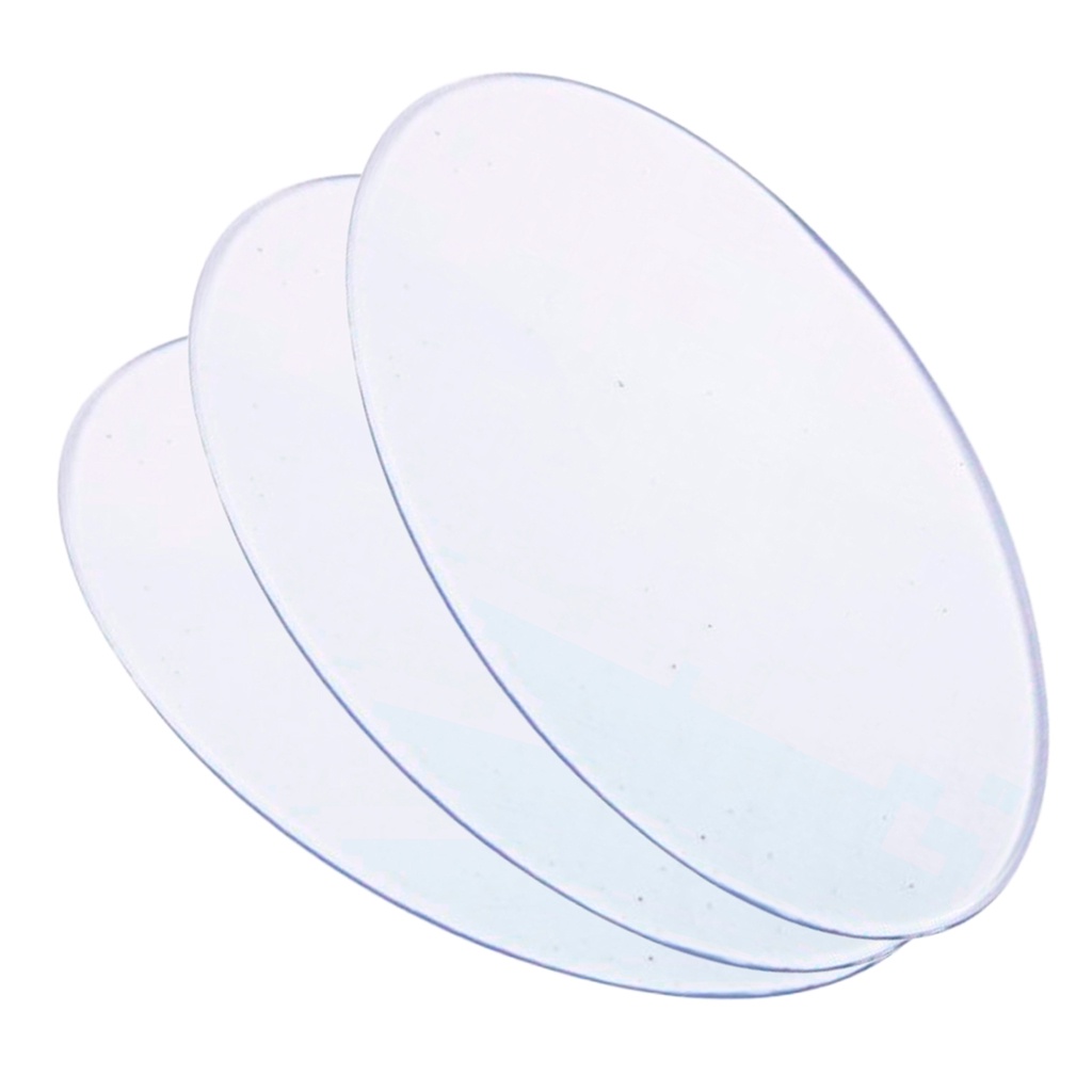 Base Acrílica Oval 30 Unidades 10x6 + 30 Unidades Espiral Transparente