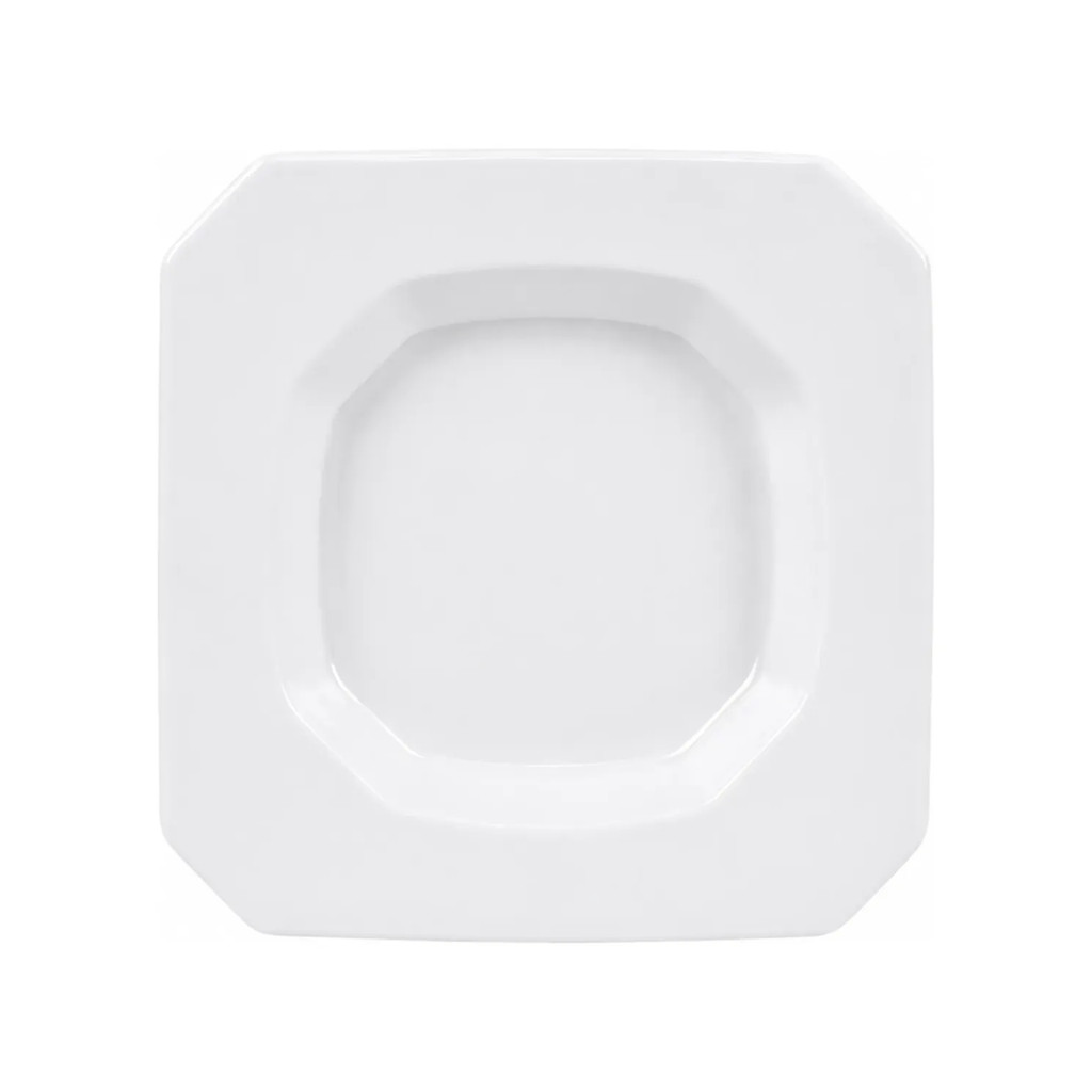 Jogo 6 Prato Fundo De Porcelana 23cm Tetra Segunda Linha