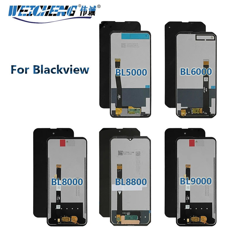Para Blackview BL8000 BL9000 Pro BL7000 LCD Tela De Toque Digitador Assembléia BL5000 BL6000 BL8800 Display