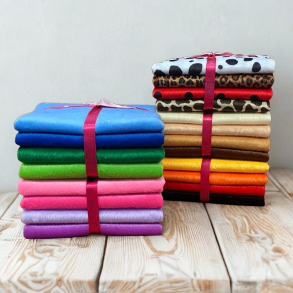 Combo Pelúcia Baixa Velboa - Com 20 peças de 30cm x 1,50 metros cada