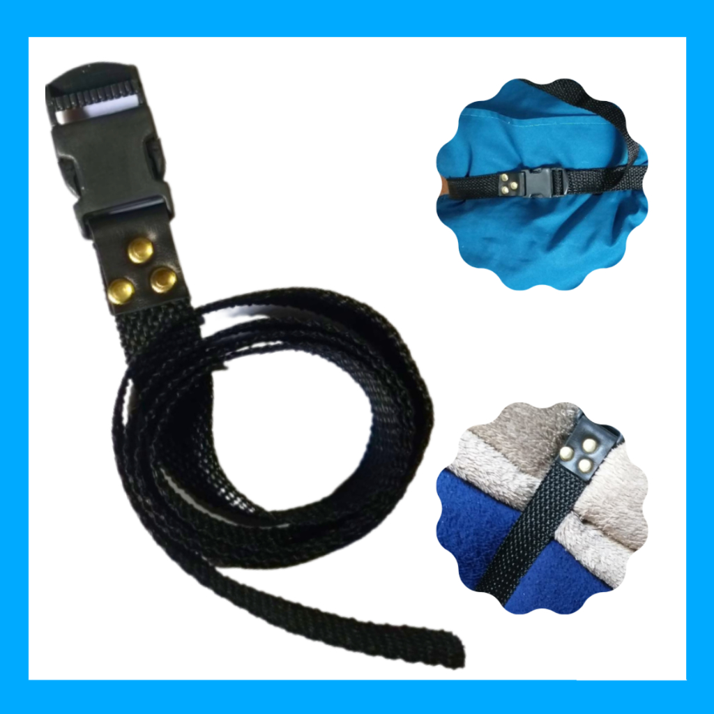 Alça Com Fecho De Engate Rápido 25mm Preto Com 2 Metros, Fita De Nylon Para Amarrar Cargas Baixas