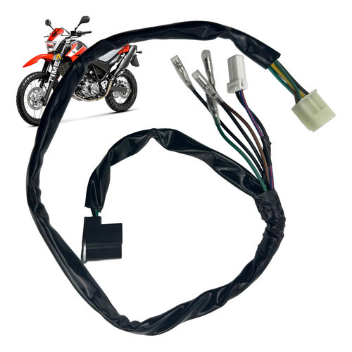 Sub Fiação Do Farol Xt 660r 2007 2008 2009 2010 2011 2012 2013 2014 2015 Envio Imediato Novo