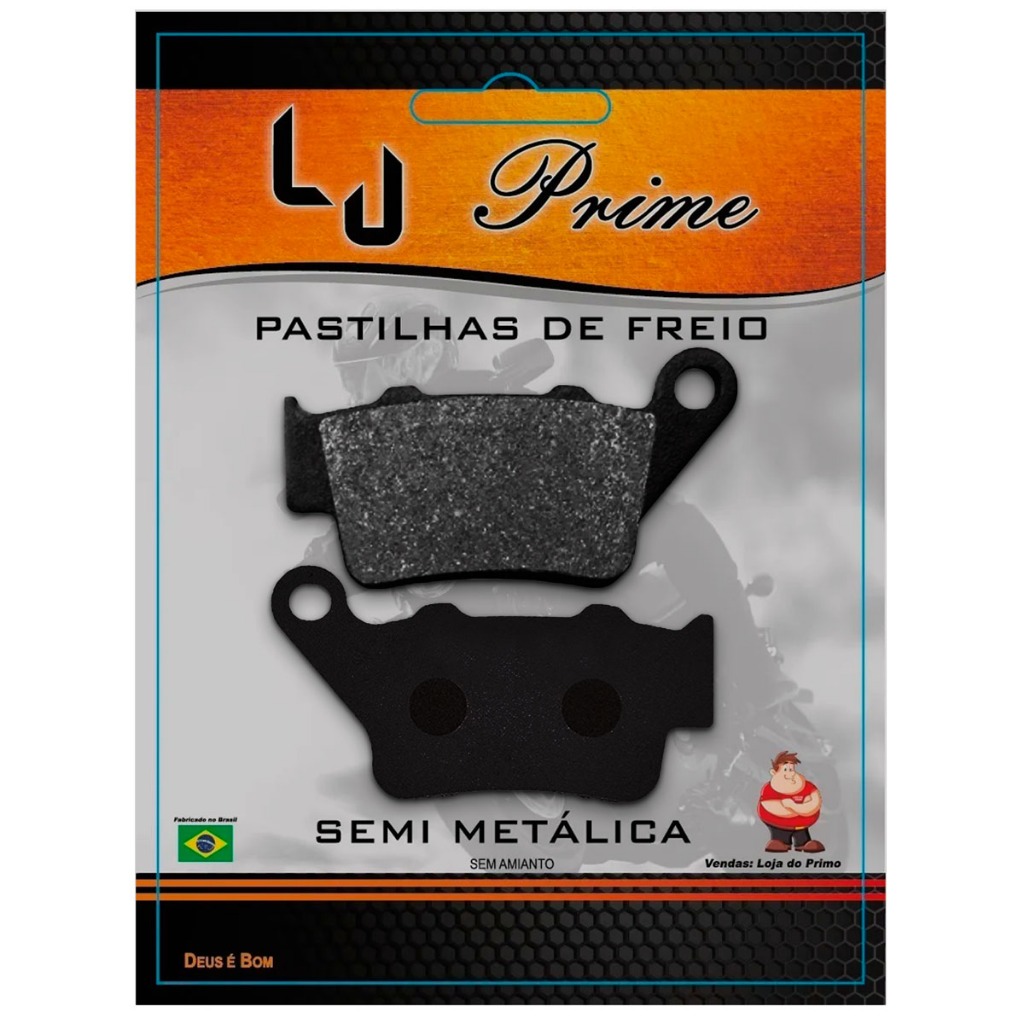 Pastilha Freio Traseira Yamaha Xt 660 R - 2005 2006 2007 2008 2009 2010 2011 2012 2013 2014  2015