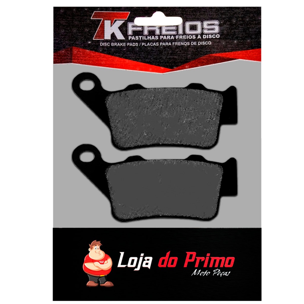 Pastilha Freio Traseira Yamaha Xt 660 R - 2005 2006 2007 2008 2009 2010 2011 2012 2013 2014 2015
