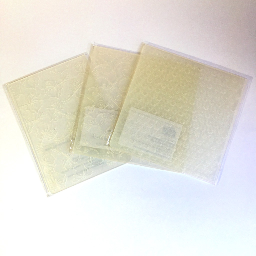 Placa para relevo - Placa de emboss - Embossing Folder - Scrapbook, Artesanato, Papelaria - Diversos Modelos e Tamanhos A4 14x14 10,6x15