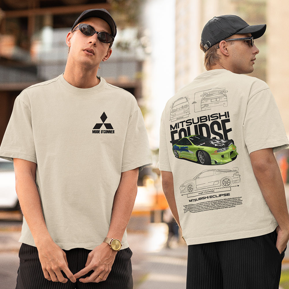 Camiseta Masculina Carro Bryan Eclipse Mitsubishi Tunado Camisa Filme Velozes Algodão Premium