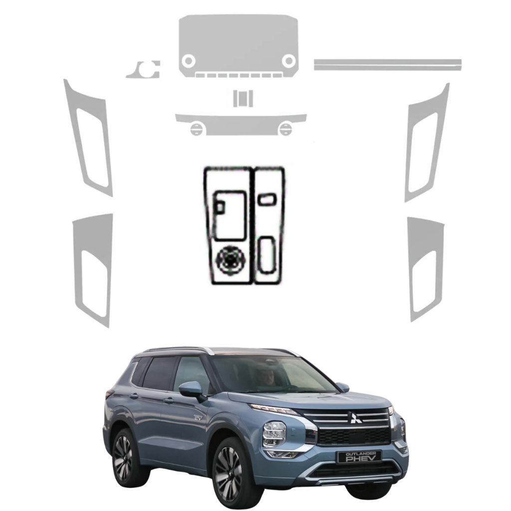 Pelicula proteção PPF antirisco interna mitsubishi outlander 2026.....