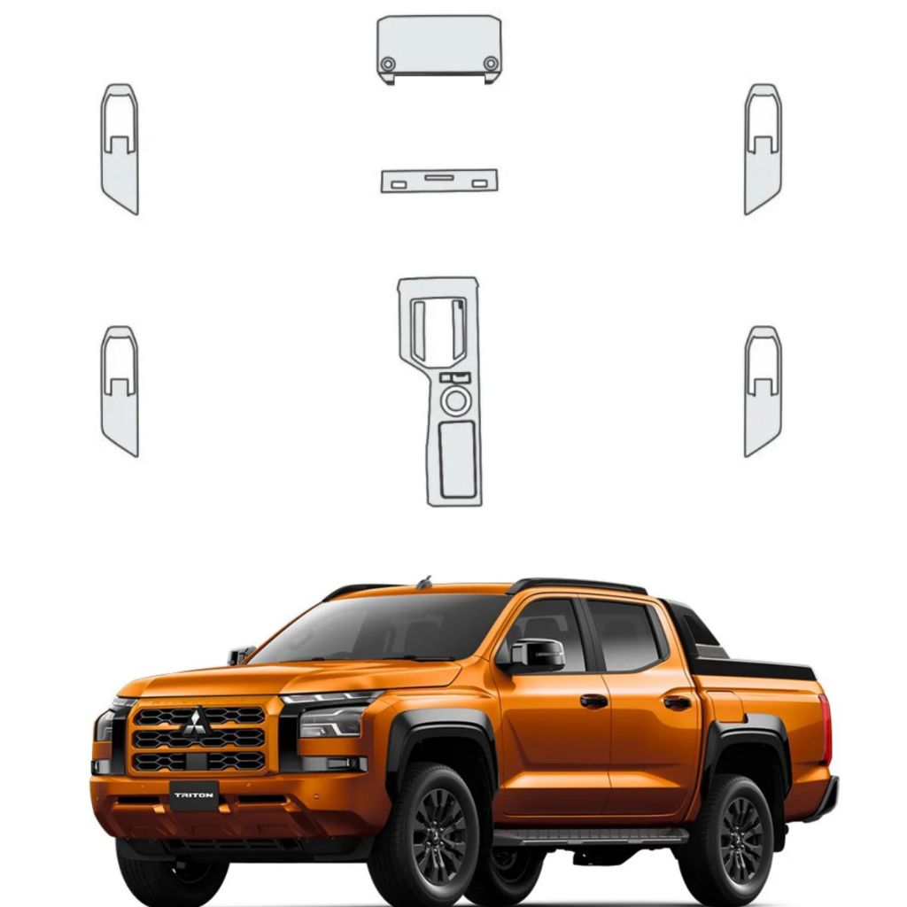Pelicula proteção PPF antirisco interna full mitsubishi triton KATANA 2026 .......