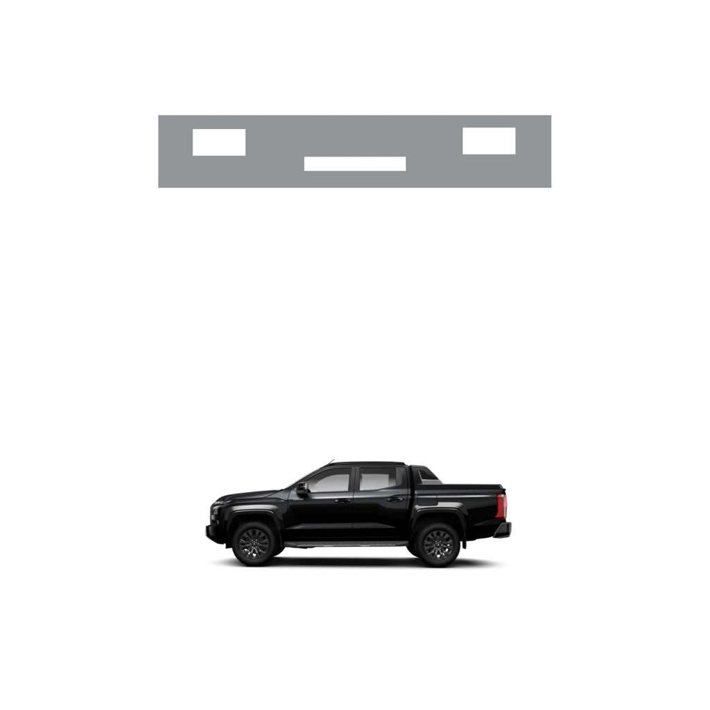 Película PPF Proteção Kit Console do Ar Mitsubishi Nova Triton HPE-S 2026 2027 Transparente TPU Anti Risco