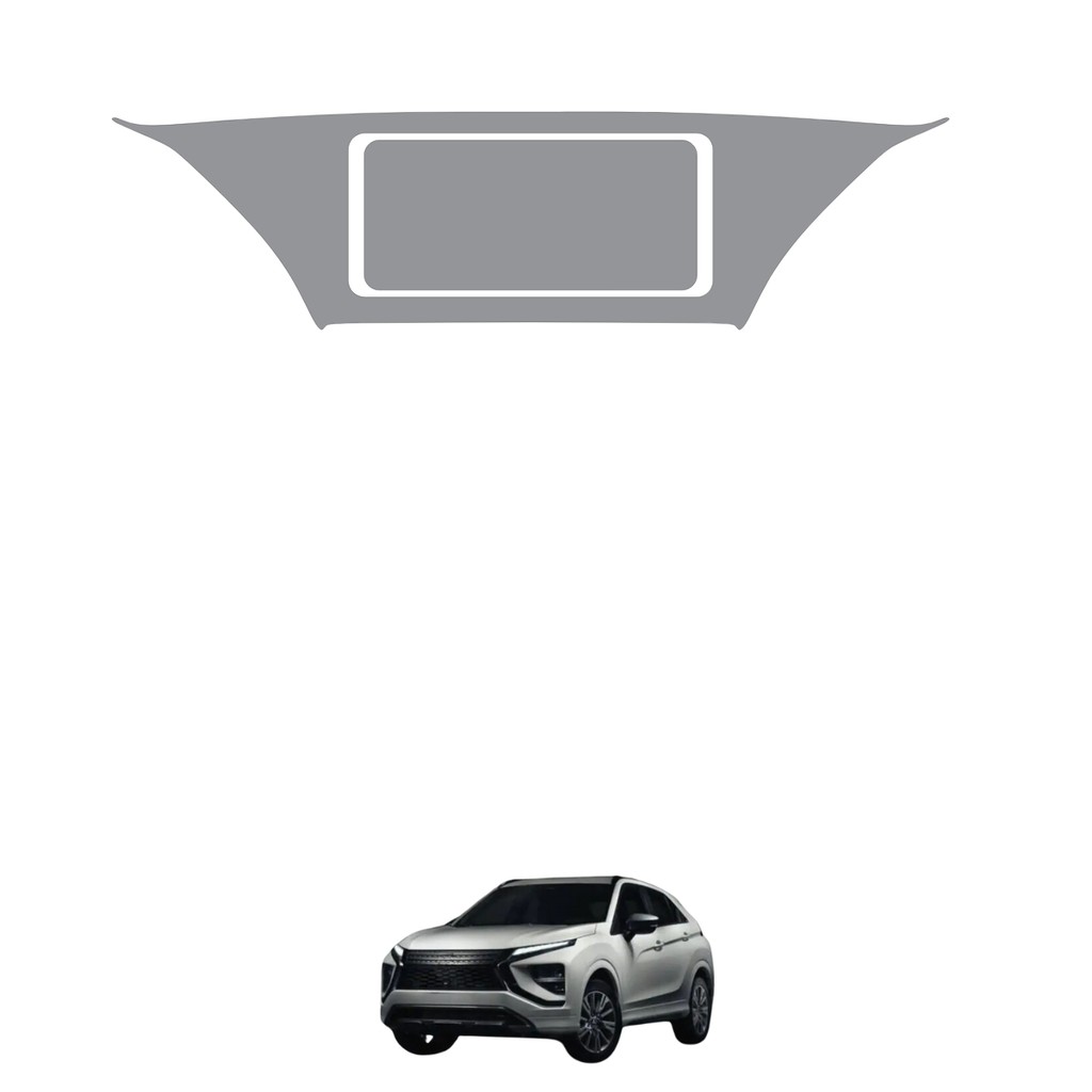 Película PPF Proteção Kit Multimídia Mitsubishi Eclipse Cross HPE BLACK 2025 2026 2027 Transparente TPU Anti Risco