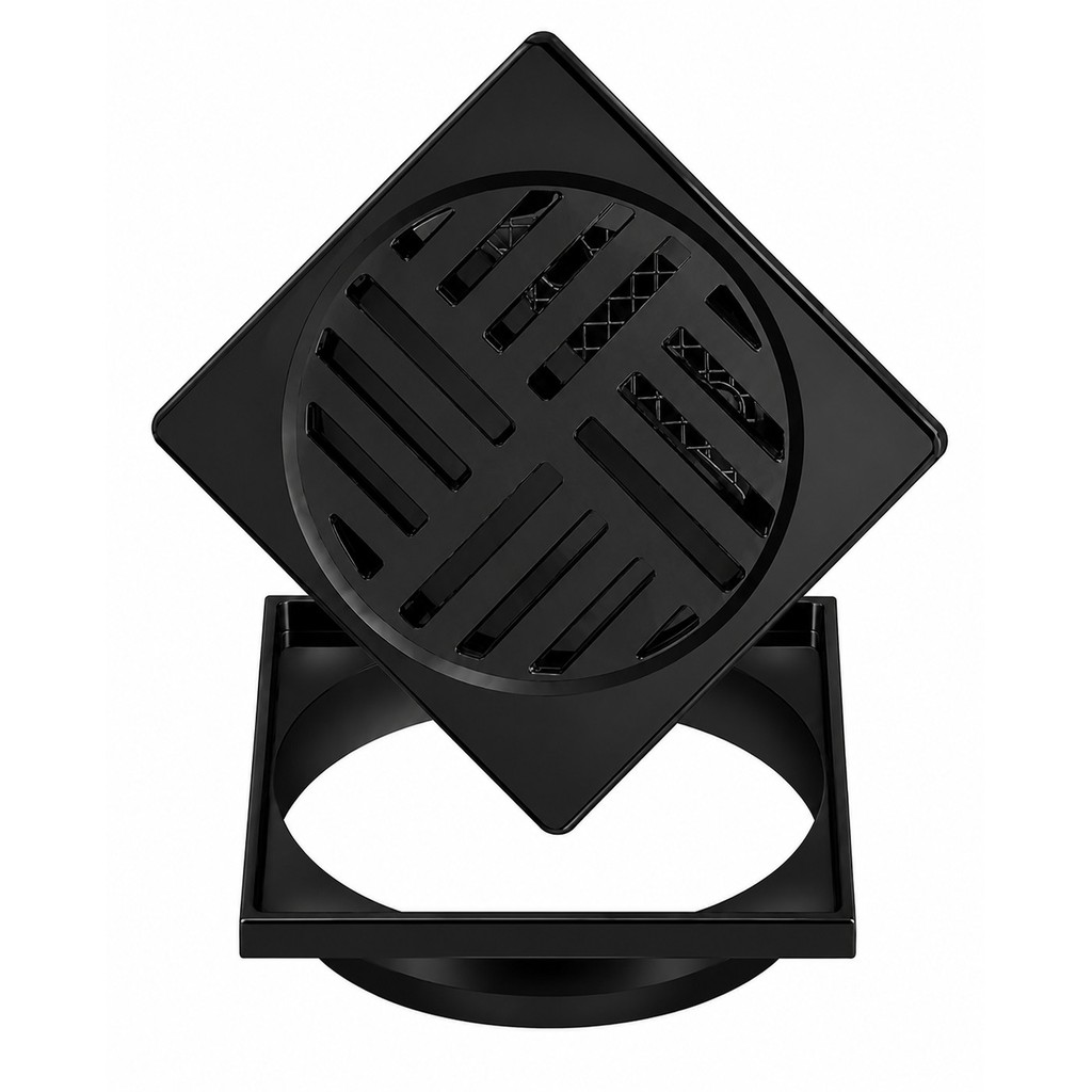 GRELHA COM DISPOSITIVO ANTI-INSETO COMPLETO BASIC 10X10 - PRETO