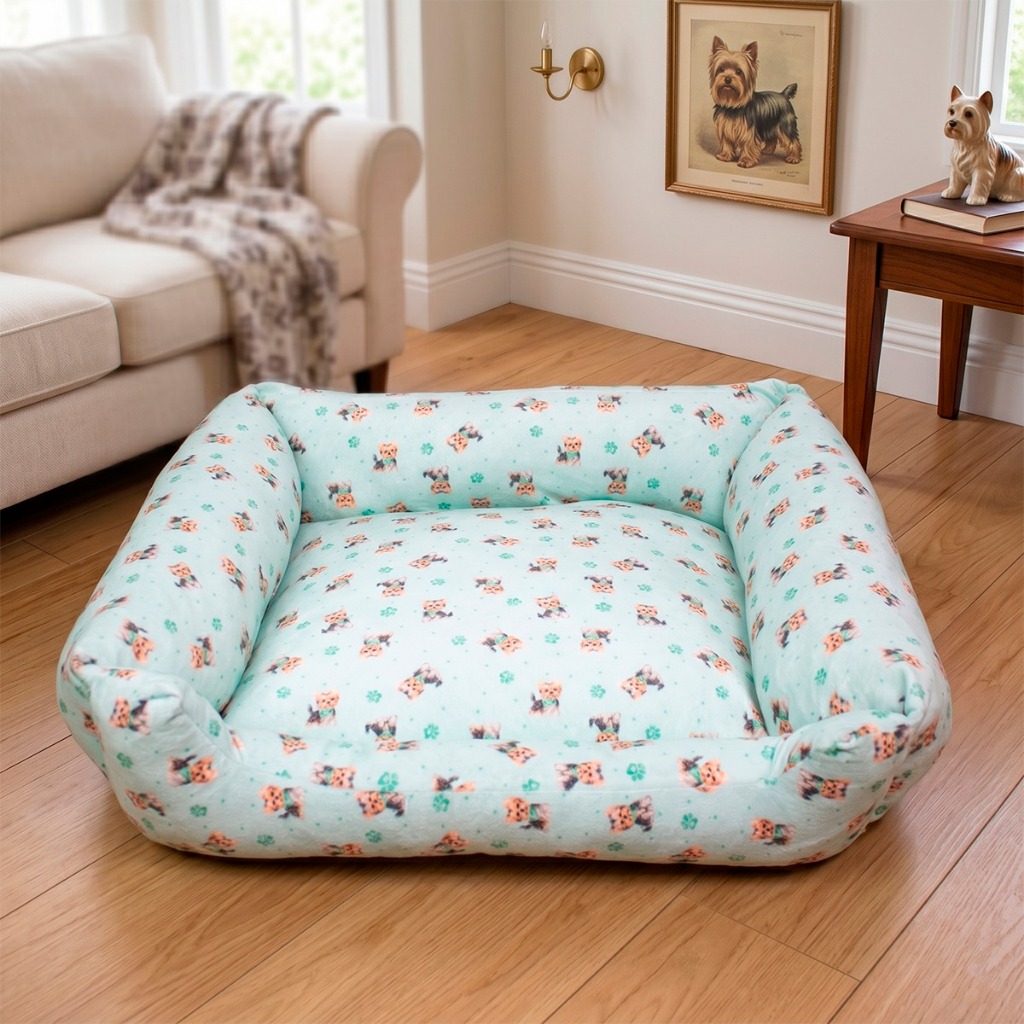 Cama Pet Premium Para Cachorros Pequenos Com Laterais Reforçadas Plush Macio e Conforto