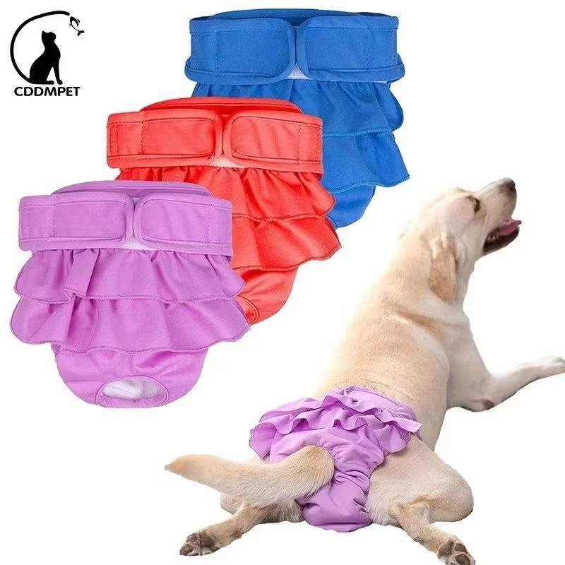 Calça Fisiológica Cachorro Lavável Sanitária Pequeno Grande Higiene Confortável Ecológica Pet Premium