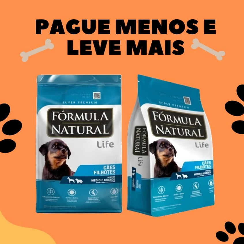 Kit 2 Fórmula Natural Super Premium Life Cães Sênior Portes Mini E Pequeno