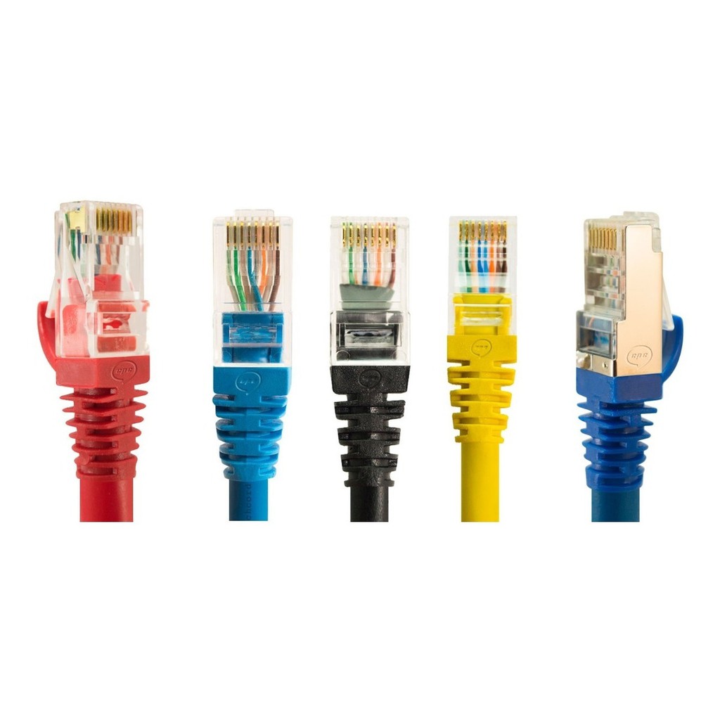 Cabo Fio Kit 20 Un. Cabo Patch Cord Cat5e Rj45 - 50 Cm De Rede. Aumente A Velocidade De Sua Internet Envio Imediato Full