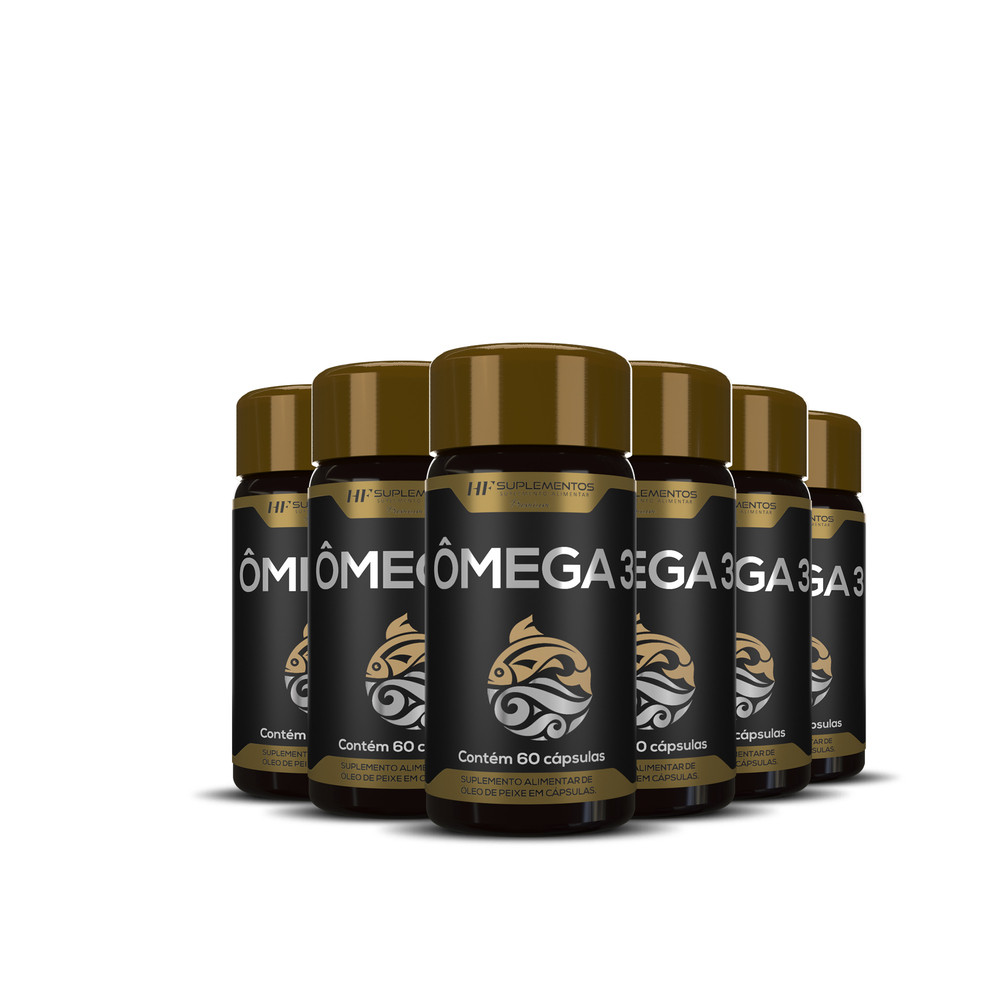 6X AUMENTE SUA IMUNIDADE COM OMEGA 3 PURO 60CAPS PREMIUM
