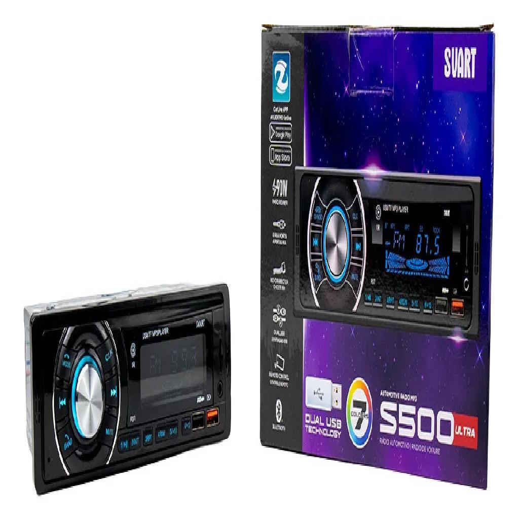 Radio Svart  12v S500 Ultra