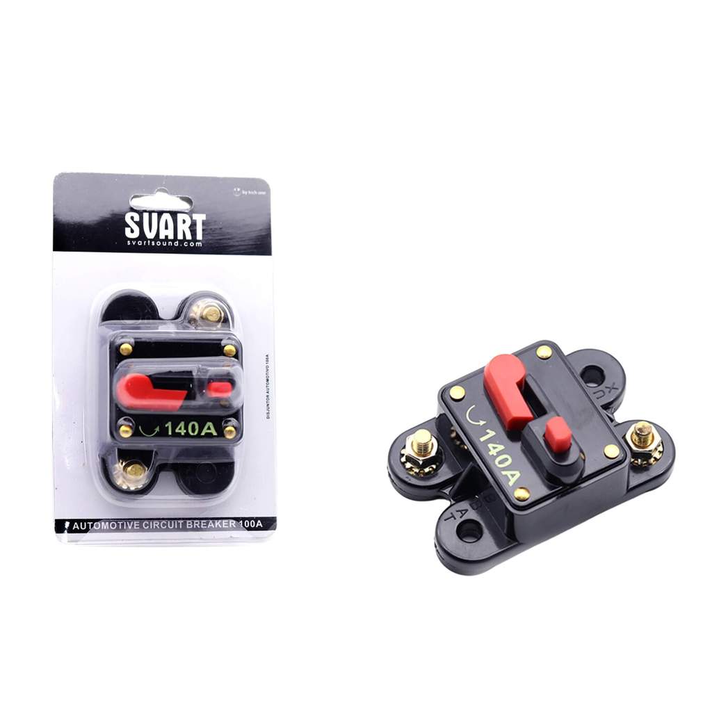 Disjuntor Som Automotivo 140AMP Svart Tech One - PW-B-0759