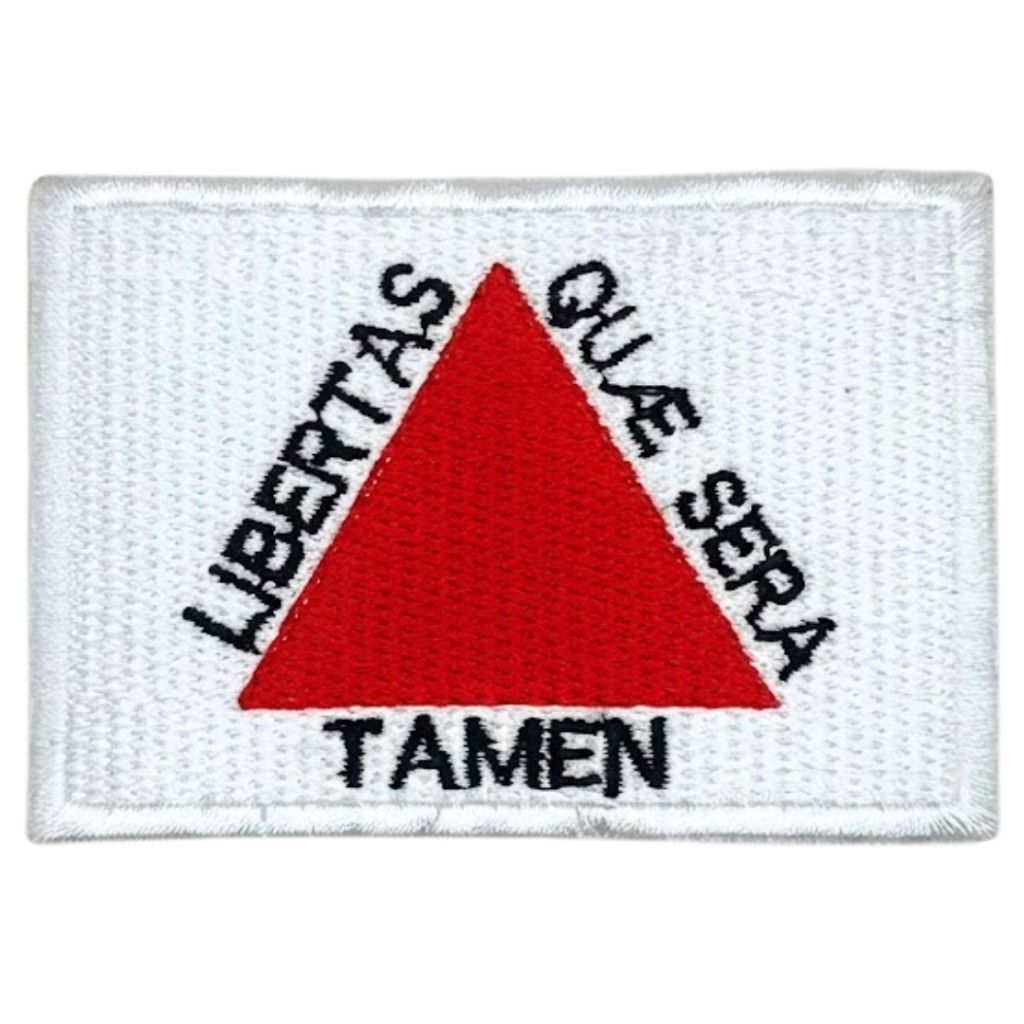 Patch Bordado Bandeira de Minas Gerais com Velcro Colorido Estado Brasileiro