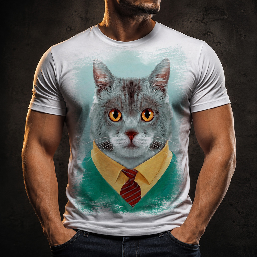Camisa Camiseta Foto Retrato Gato Cat Tumblr 2