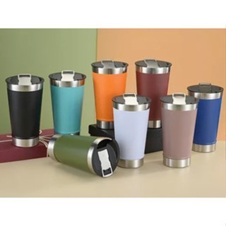 Copo Térmico 473ml com Tampa e Abridor de Garrafa — Sua Bebida Sempre na Temperatura Perfeita!