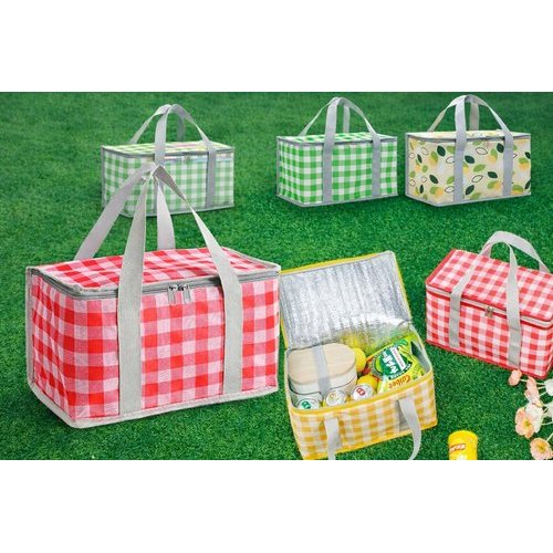 Bolsa Térmica Dobrável Material Resistente Alimentos Bebidas Temperatura Ideal Prática Leve Sortida