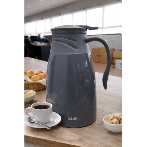 Garrafa Térmica Inox 1 Litro Manter Temperatura Alta Baixa Portátil Bebidas Quentes Frias Durável