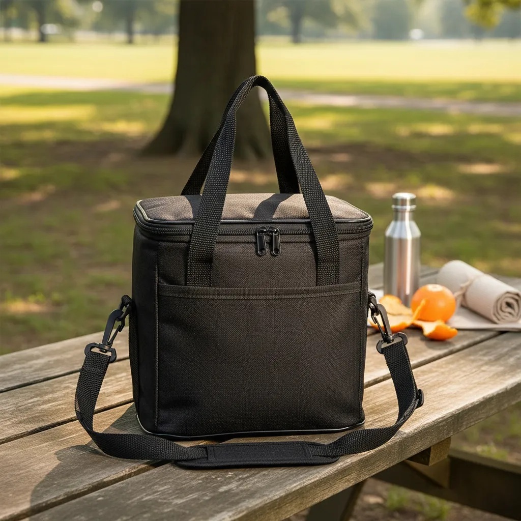 Bolsa Térmica Preta Bag Térmica Para Levar Bebidas e Comidas - Conserva Temperatura - Lançamento