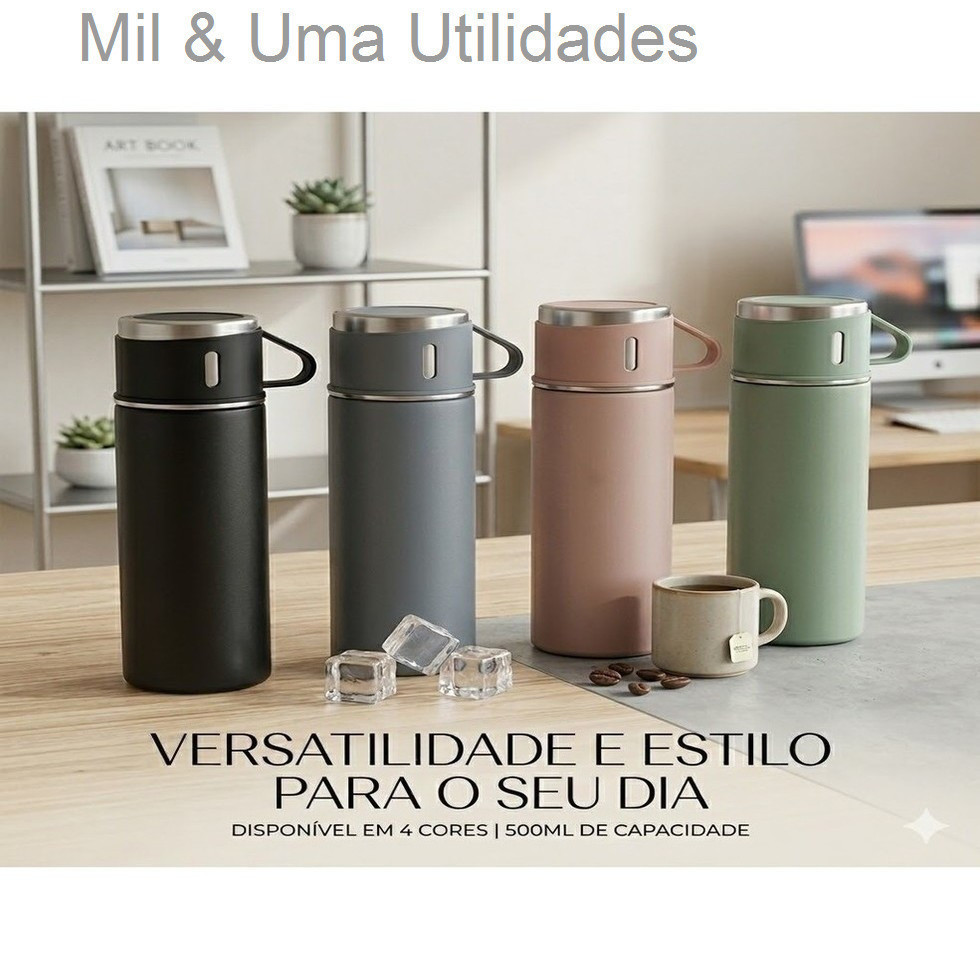 kit garrafa térmica com 2 xícaras: Seu Estilo e Sua Bebida na Temperatura Certa, Todo o Dia.U5GKFGPK6WA5