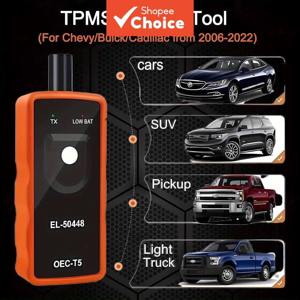 EL-50448 OEC-T5 Ferramenta de Ativação de Reset do TPMS para Opel/GM, Releitura do Sensor de Pressão dos Pneus, 315/433