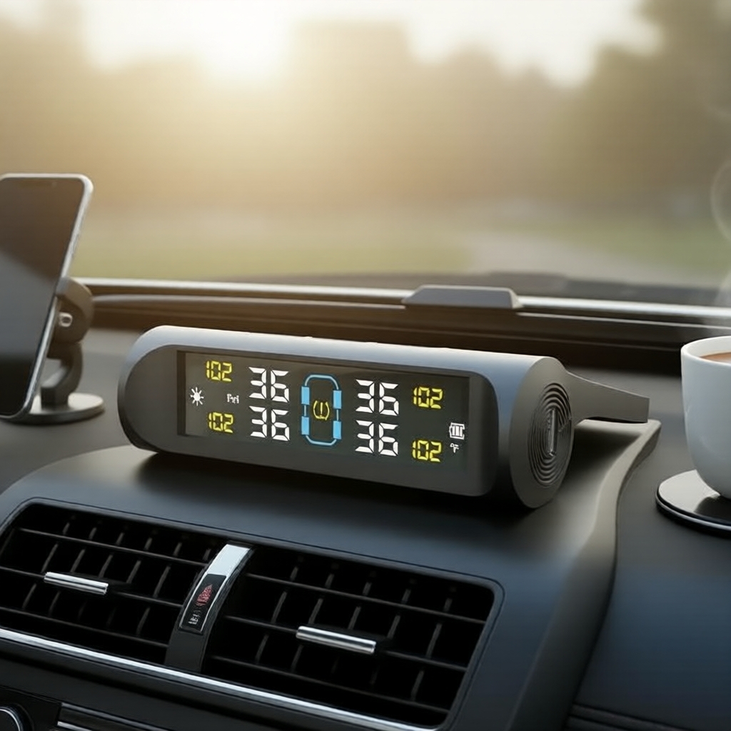 Phonepace 4 Monitor de Pressão de Pneus TPMS Externo com Alarme
