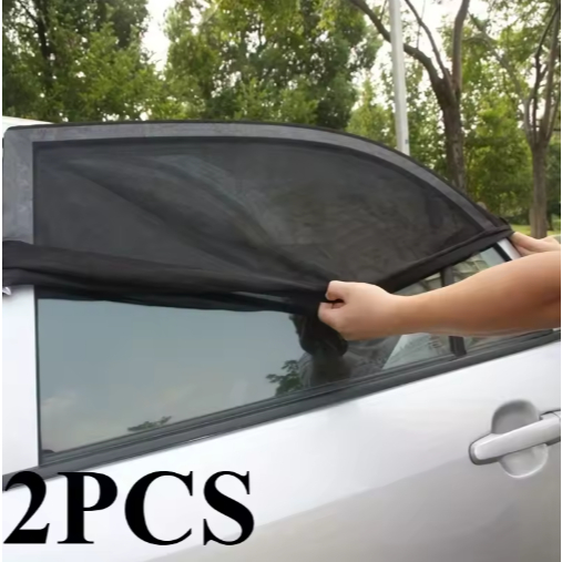 CAPA CORTINA PARA VIDRO CARRO - ANTI UV VENTO MOSQUITO PROTEÇÃO BEBE - VIDRO TRASEIRO LATERAL