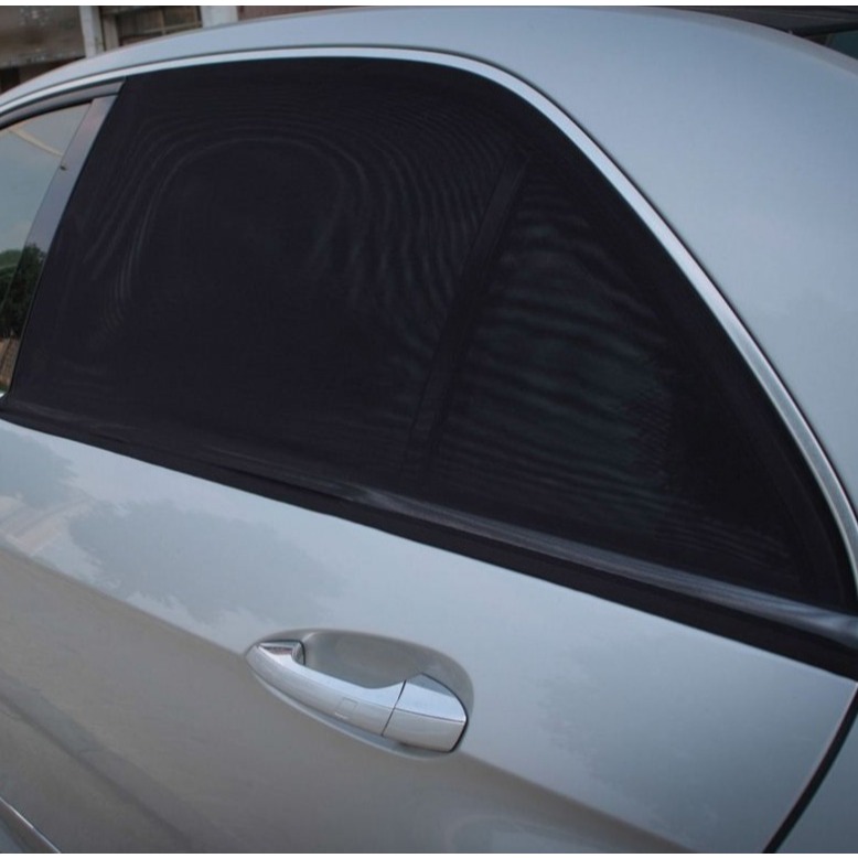 Tela de proteção solar Cortina quebra vento mosqueteiro para janela de carro Anti mosquitos Palio uno mobi argo + Brinde