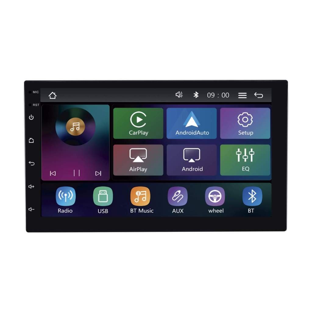 Multimídia MP5 Pro Line Carplay S/ Fio c/ Tela Full Touch 7
