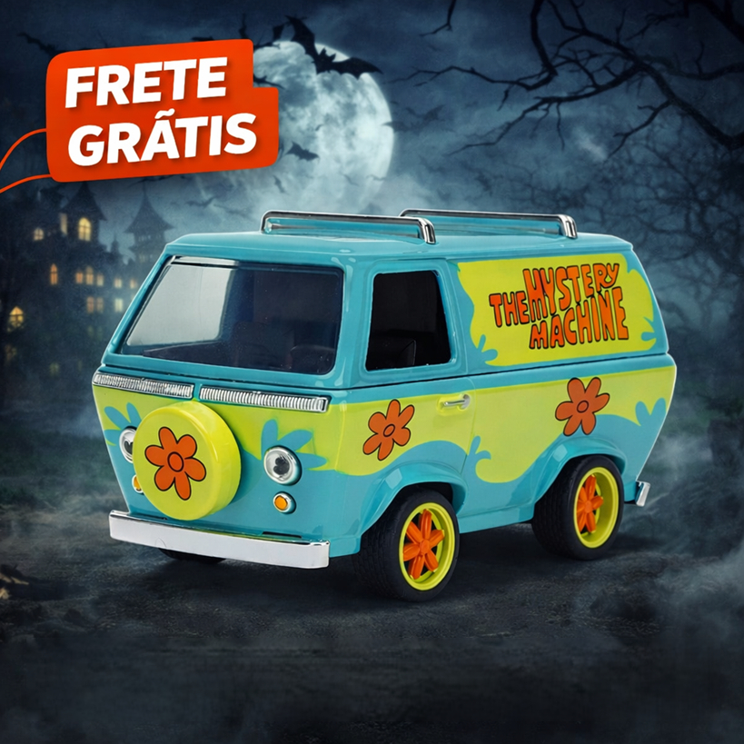 Miniatura Scooby-Doo Máquina Mistério Carrinho Van Escala 1/32 Colecionável Jada Toys