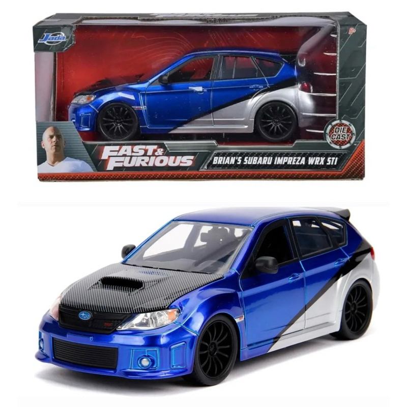 Miniatura Jada Toys - Brian Subaru Impreza WRX STI escala 1/24 Fast & Furious