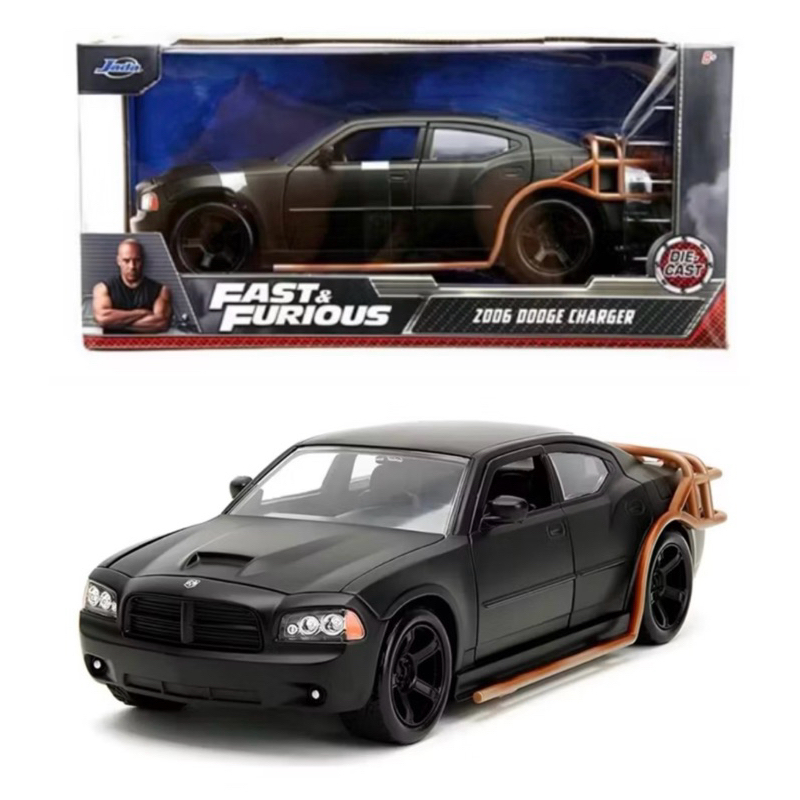 Miniatura Velozes e Furiosos 4 - 2006 Dodge Charger Jada Toys 1/24 Fast & Furious