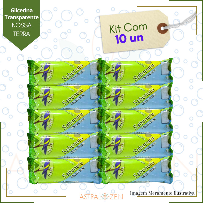 Base Glicerinada Para Sabonete Glicerina Branca e Transparente Premium - Nossa Terra 1Kg