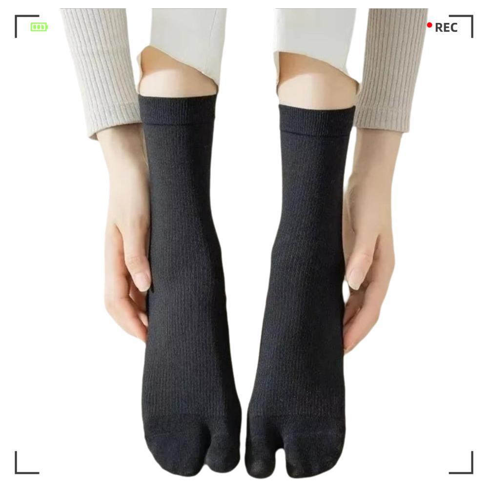Tabi Toe Socks , Meia Fina Absorvente De Suor Com Dedos Divididos , Meias De Algodão Resistentes A Odores