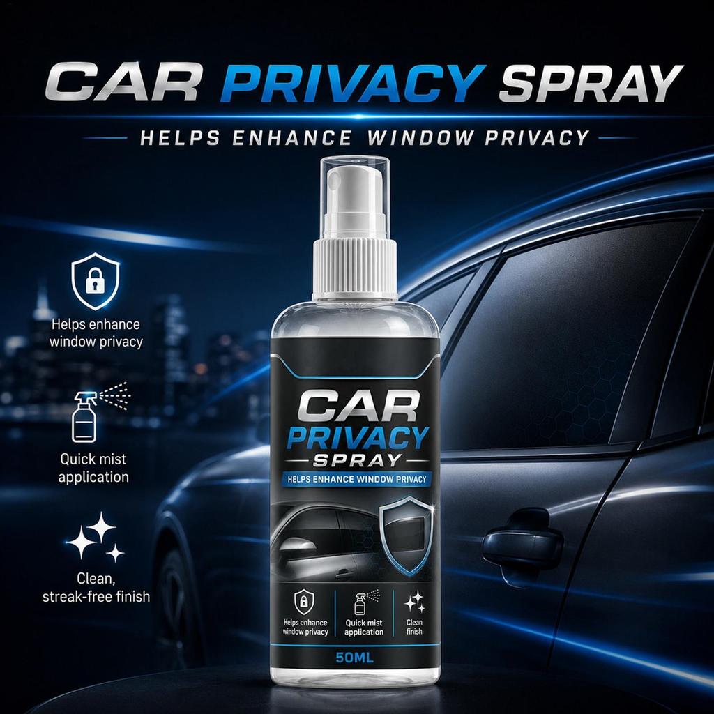 Spray De Privacidade Para Janela De Carro , 50ml , Reflexivo , Secagem Rápida , Temporário , Vidro De Escritório , Prote