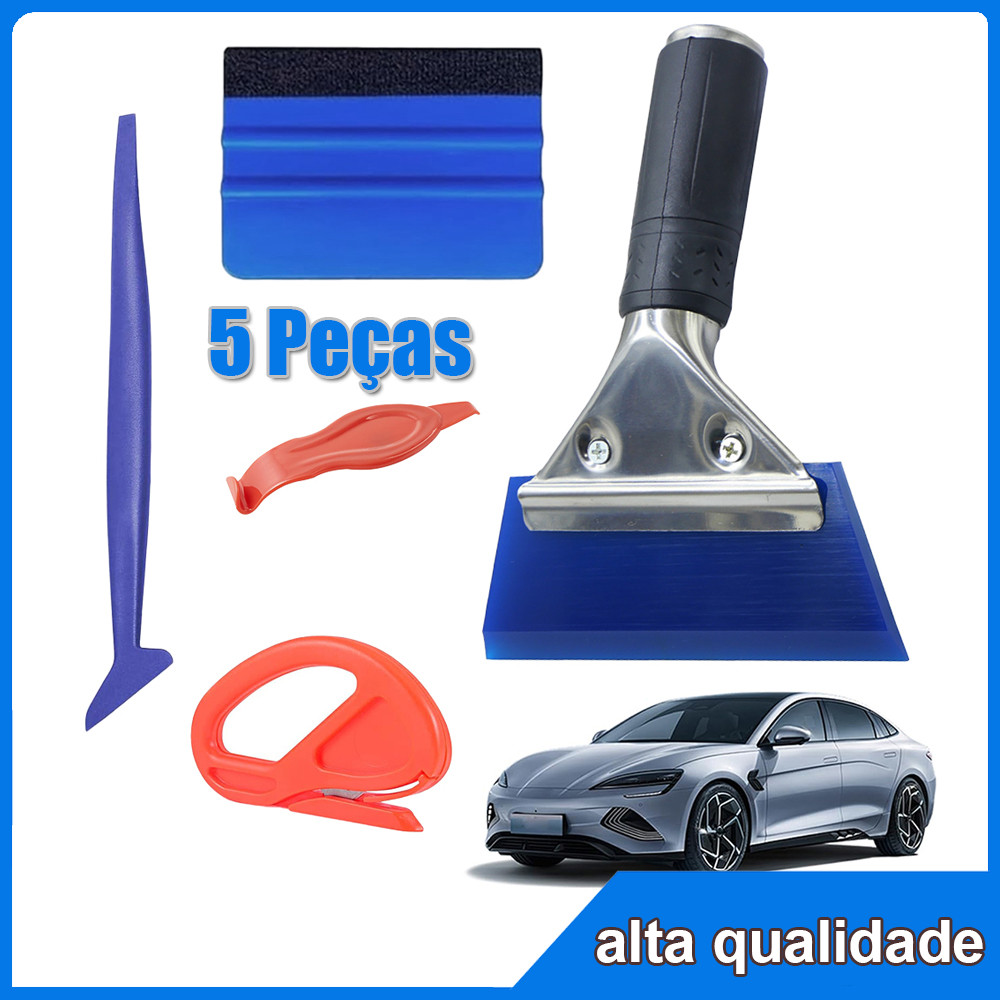 Conjunto de ferramentas de instalação de filme para janela de carro, 5 peças, ferramenta de instalação de película prote