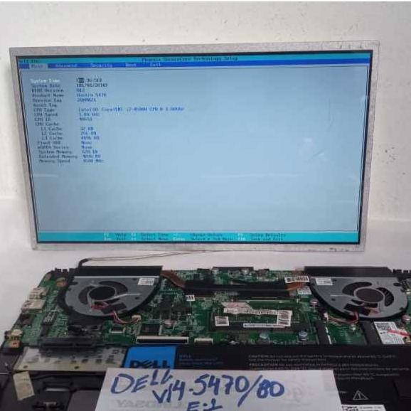 Placa para Notebook Dell i7-4Gb Ram 5470/80-(40p. flat cable) Ok olix