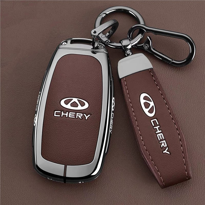 Liga De Zinco Caso Chave Do Carro Capa Protetora Escudo Para Chery Tiggo 8 Cruz Híbrido Omoda C5 C9 5 E5 Jaecoo J7 Acess