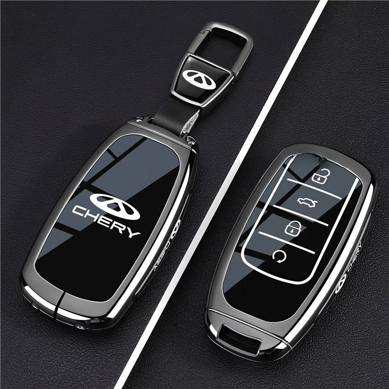 Liga De Zinco Caso Chave Do Carro Para Chery Jaecoo J7 Omoda C9 5 E5 Tiggo 7 8 Pro Couro Capa Acessórios