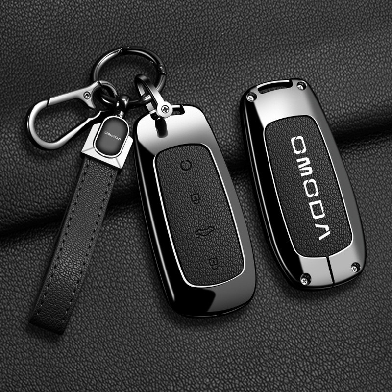 Para Chery Omoda E5 C5 5 SHS PHEV 9 7 2025-2026 Liga De Zinco Couro Caso Chave Do Carro Capa