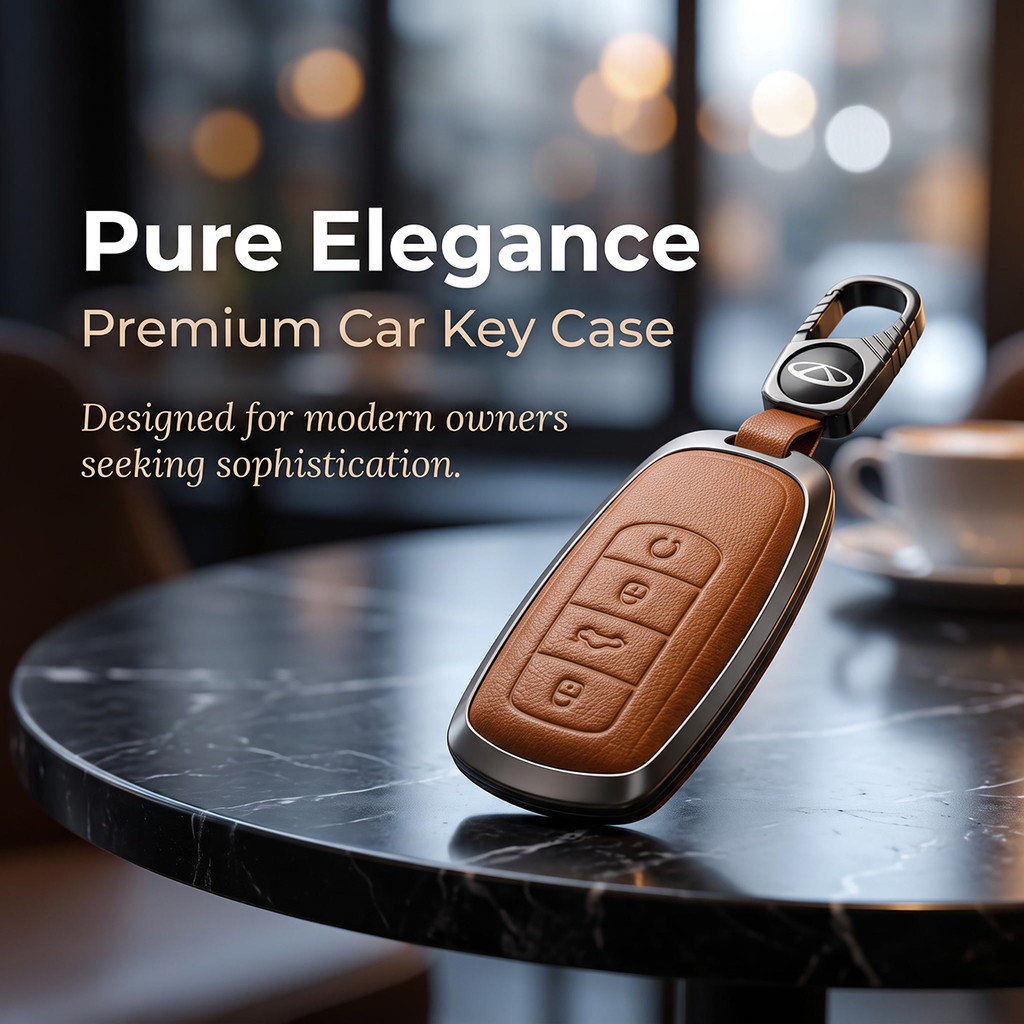 Capa Protetora de Chave em Liga de Zinco Compatível Chery Tiggo 8 Pro, Arrizo 7/8, Explorador 06 Acessório Automotivo