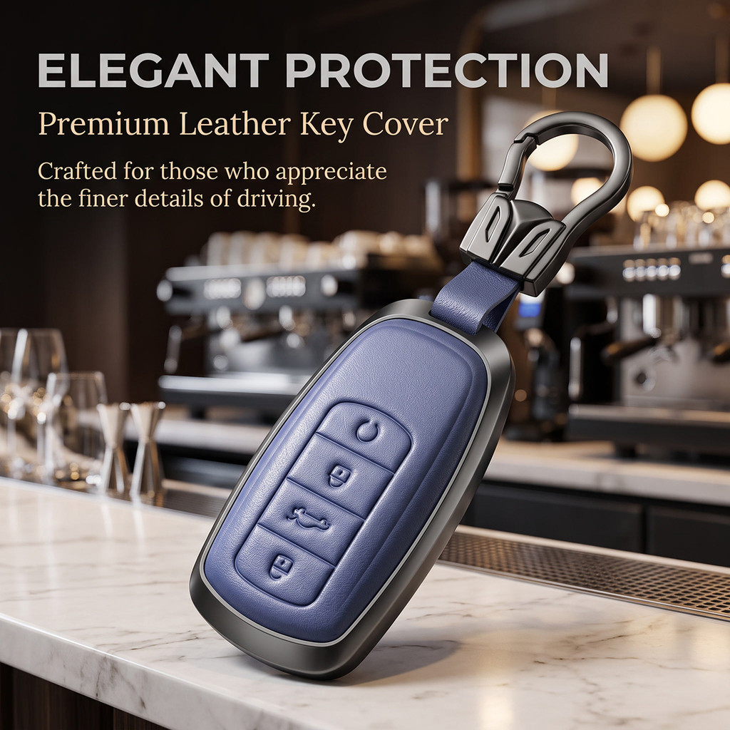 Capa protetora de chave de carro em liga de zinco Chery é adequada para Tiggo 8 pro, Arizo 8, Exploration 06,Fengyun a