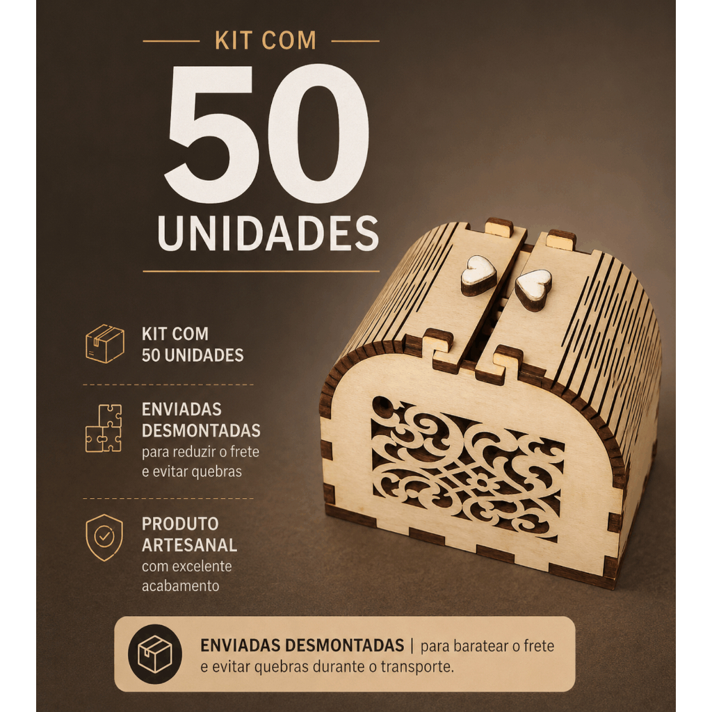 20 pçs caixinha baú para bem casados ou bem vividos