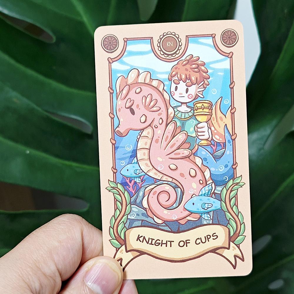 Joyful Journey Tarot 10.3 * 6cm Rider-waite System Cartoon Cute Deck 79 Pcs Cards (Inclui 1 Cartão Especial)